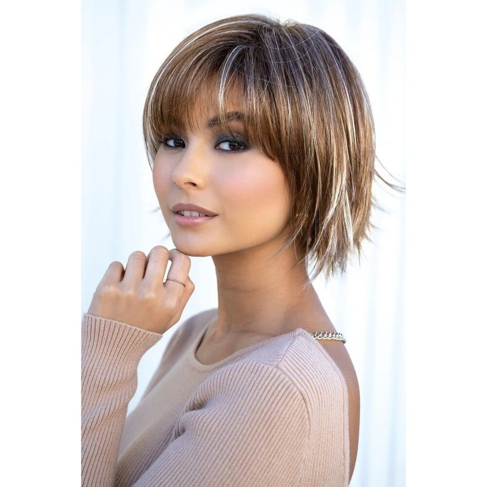 Rene of Paris Pax Full Wig ~ Icy Oak with Shadowed Roots ~